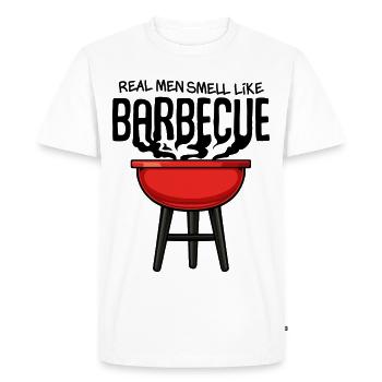 Red Kettle Grill Illustration - Men's Premium Organic T-Shirt - white - Front - Nico (187cm)