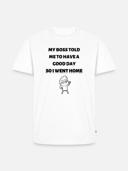 Feierabend - Männer Premium Bio T-Shirt - Weiß