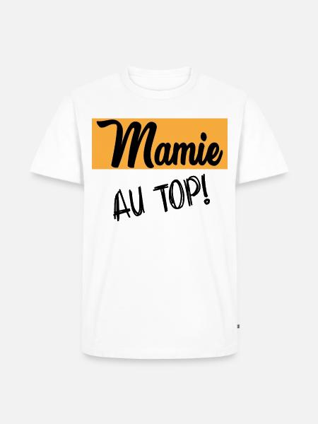MAMIE - T-shirt Premium bio Homme - blanc