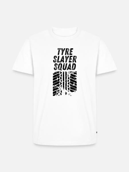 Reifentöter-Kader - Männer Premium Bio T-Shirt - Weiß