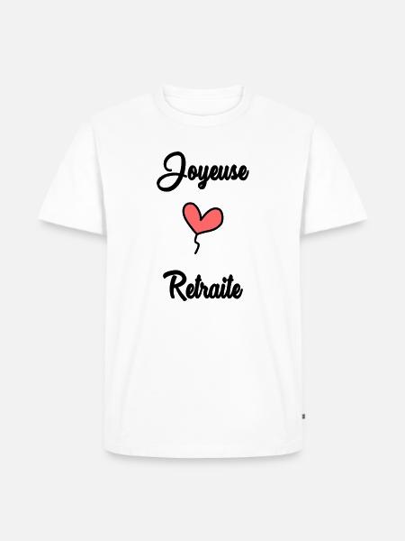 RETIREMENT - Men's Premium Organic T-Shirt - white
