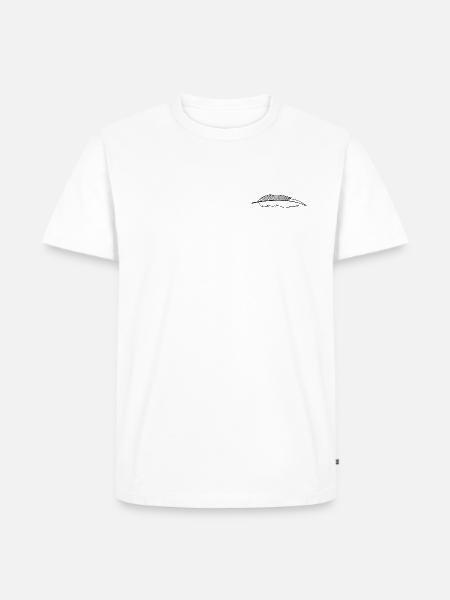 feather - Men's Premium Organic T-Shirt - white