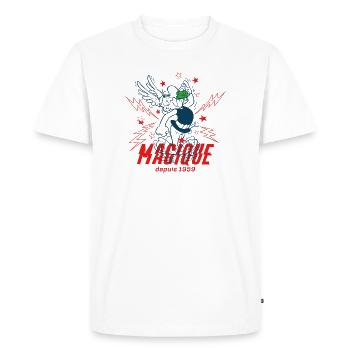 Asterix & Obelix Magique 1959 Outline Design - Männer Premium Bio T-Shirt - Weiß - Vorne - Nico (187cm)