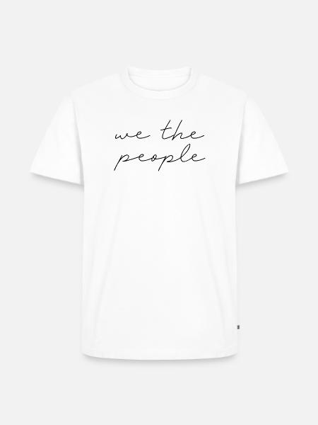 Wir, das Volk - Männer Premium Bio T-Shirt - Weiß
