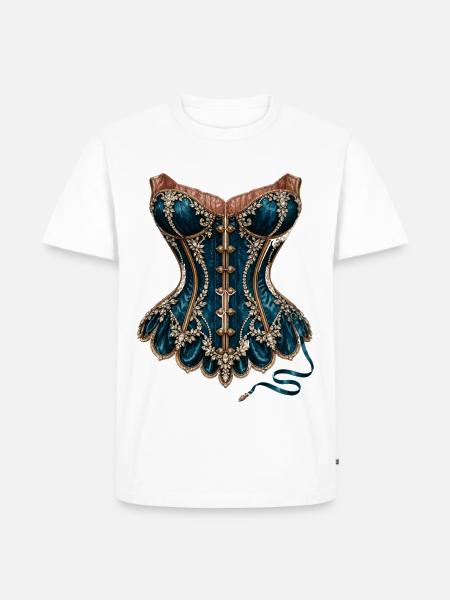 Burlesque - Männer Premium Bio T-Shirt - Weiß