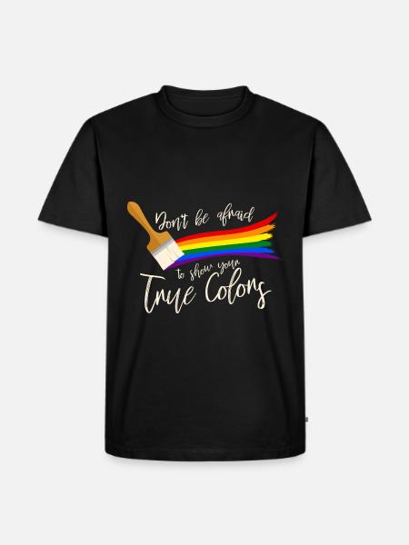 Gay Pride - Men's Premium Organic T-Shirt - black