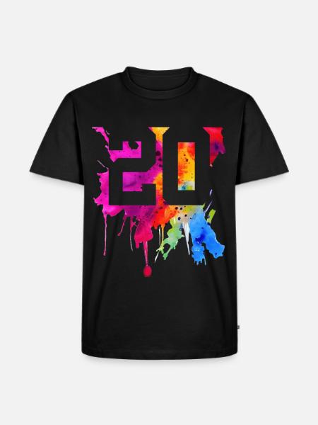 20 ANS 20 ANNIVERSAIRE - T-shirt Premium bio Homme - noir
