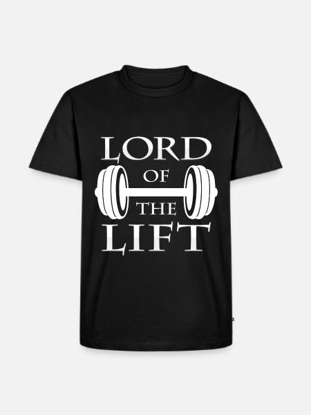 dumbbell - Men's Premium Organic T-Shirt - black