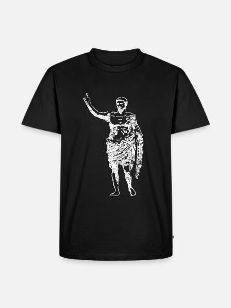 Genialer Cäsar Römisches Reich - Männer Premium Bio T-Shirt - Schwarz