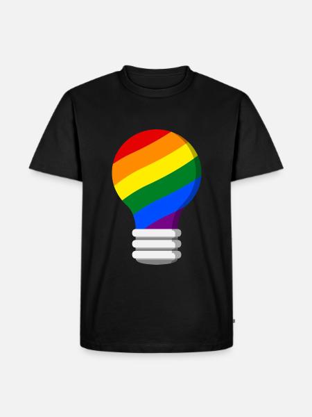 Gay Pride - Men's Premium Organic T-Shirt - black