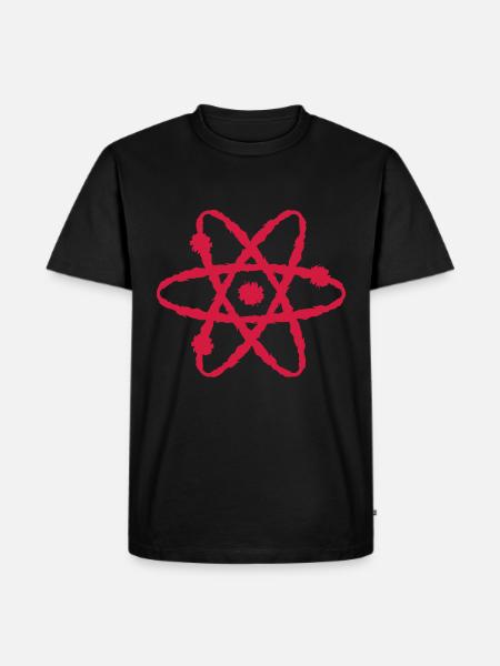 Scientific symbol - Men's Premium Organic T-Shirt - black