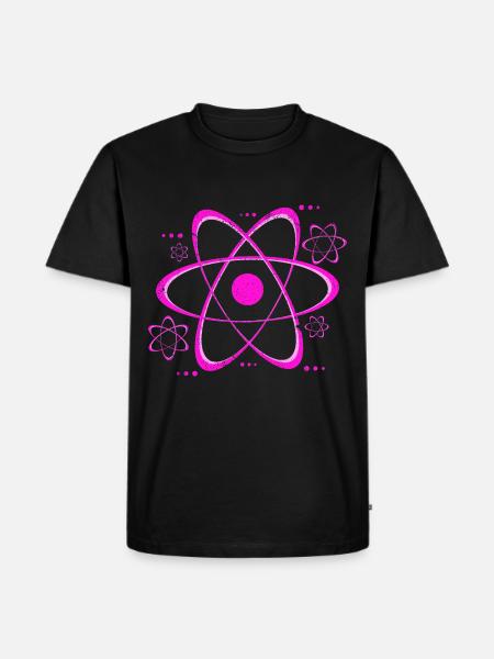 Physiker - Männer Premium Bio T-Shirt - Schwarz