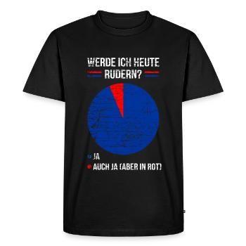 Ruderer Spruch Rudern Rudersport Witzig - Männer Premium Bio T-Shirt - Schwarz - Vorne - Nico (187cm)