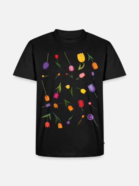 Fleur - T-shirt Premium bio Homme - noir