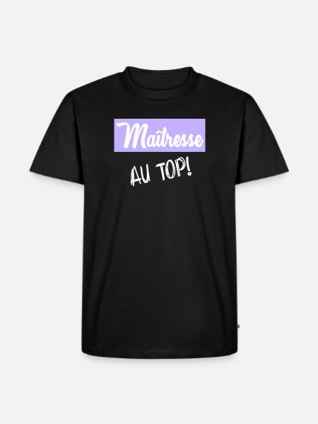 mistress - Men's Premium Organic T-Shirt - black