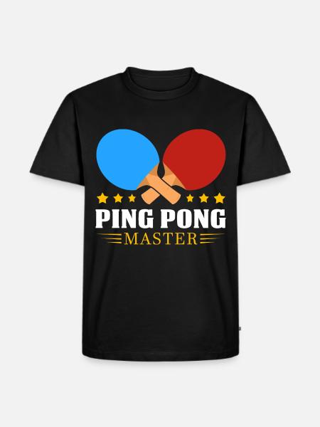 Ping-pong - T-shirt Premium bio Homme - noir