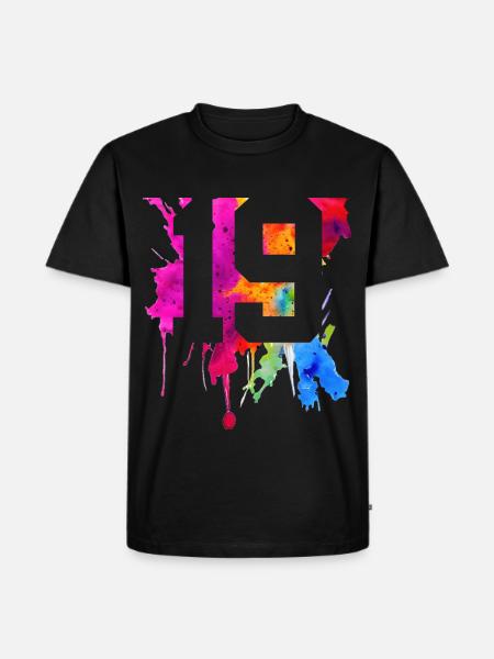 19 YEARS 19TH BIRTHDAY - Men's Premium Organic T-Shirt - black