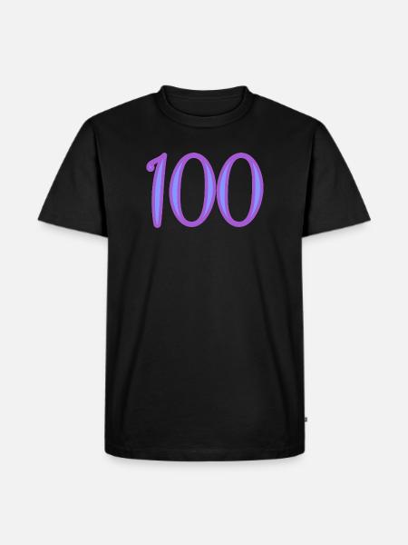 100 - T-shirt Premium bio Homme - noir