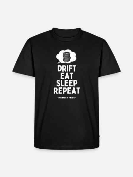 Drift Eat Sleep Repeat - Men's Premium Organic T-Shirt - black