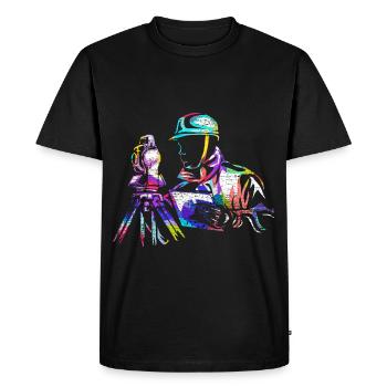 Präziser Vermessungstechniker Feldarbeit - Männer Premium Bio T-Shirt - Schwarz - Vorne - Nico (187cm)