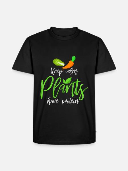 Vegan - Men's Premium Organic T-Shirt - black