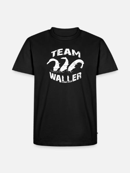 Welsangler - Sportfischer - Männer Premium Bio T-Shirt - Schwarz