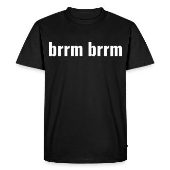 brrm brrm - Men's Premium Organic T-Shirt - black - Front - Nico (187cm)
