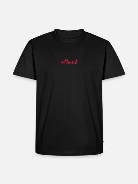 Always Antifascist - Männer Premium Bio T-Shirt - Schwarz