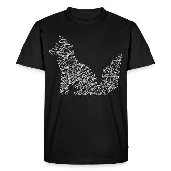 Polarfuchs Schneefuchs Eisfuchs Fuchs - Männer Premium Bio T-Shirt - Schwarz - Vorne - Nico (187cm)