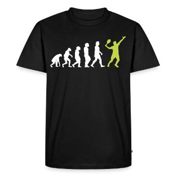 Padel Padelspieler Padeltennis Paddle Padeltrainer - Männer Premium Bio T-Shirt - Schwarz - Vorne - Nico (187cm)