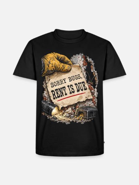 Schädlingsbekämpfung Kammerjäger - Männer Premium Bio T-Shirt - Schwarz