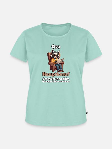 Opa - Frauen Premium Bio T-Shirt - Mint
