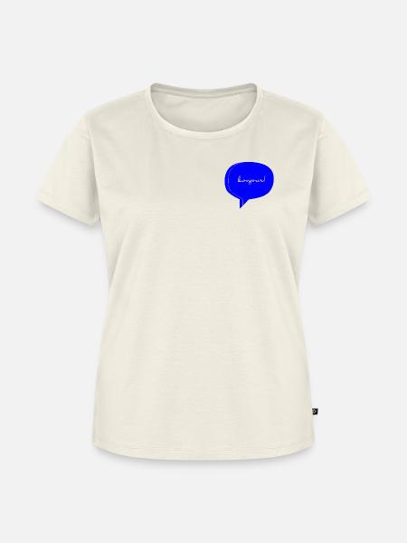 Bonjour. - Frauen Premium Bio T-Shirt - Naturweiß