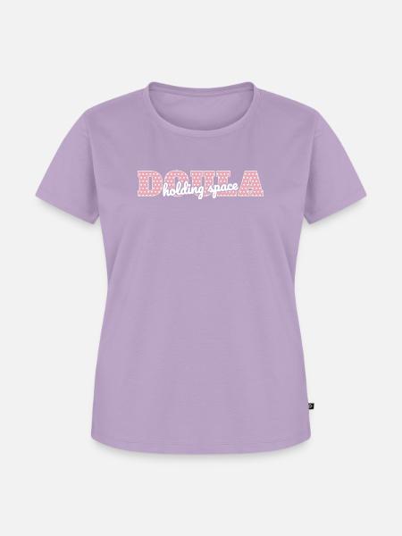 Doula hält den Raum - Frauen Premium Bio T-Shirt - Lavendel