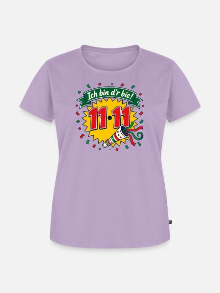Ich bin d'r bie! 11-11 - Frauen Premium Bio T-Shirt - Lavendel