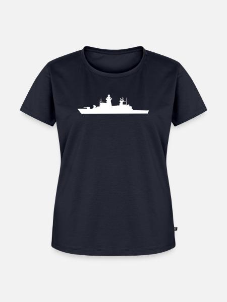 Korvette K130 - Braunschweig-Klasse - Frauen Premium Bio T-Shirt - Navy