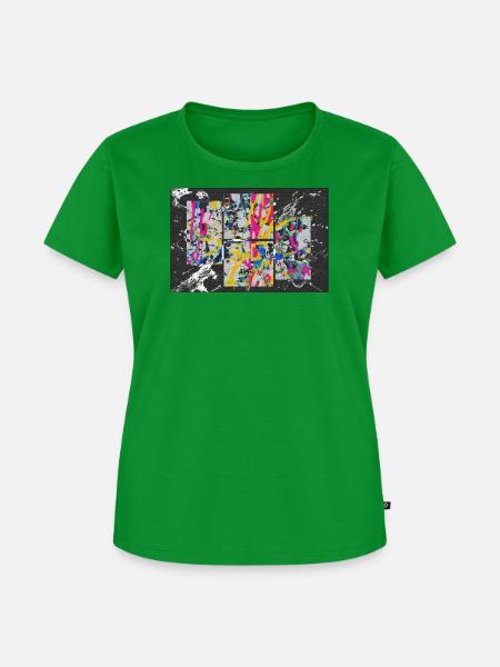 ungeordnetes_wirres - Frauen Premium Bio T-Shirt - Grün