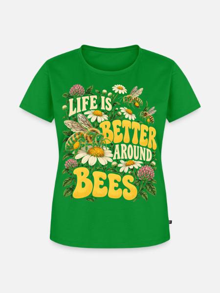 Bienen Bienenzüchter Imker Bienenzucht - Frauen Premium Bio T-Shirt - Grün
