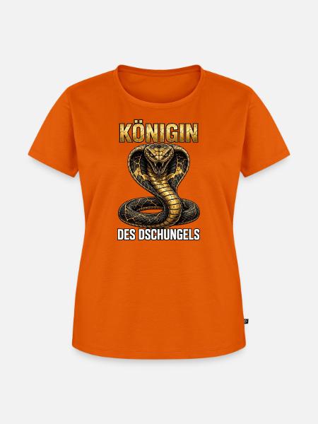 11% Kobra  - Frauen Premium Bio T-Shirt - Orange 