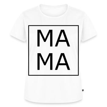 Mama Mama - Frauen Premium Bio T-Shirt - Weiß - Vorne - AI Model Female 172 dark (172cm)