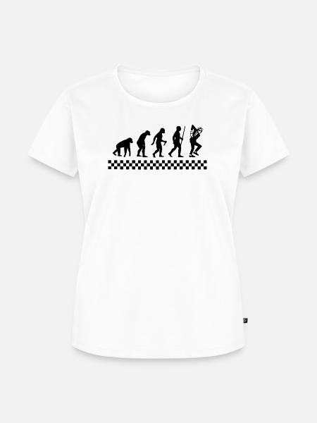 Entwicklung von Ska - Frauen Premium Bio T-Shirt - Weiß