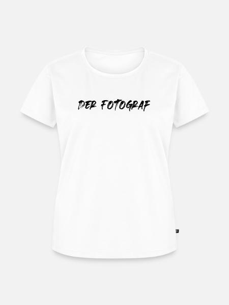 Der Fotograf - Frauen Premium Bio T-Shirt - Weiß
