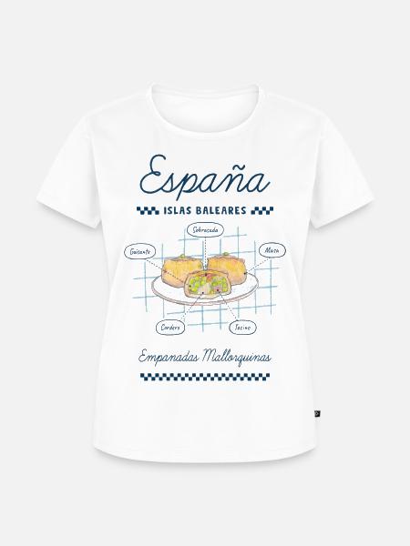 Mallorquinische Empanadas - Frauen Premium Bio T-Shirt - Weiß