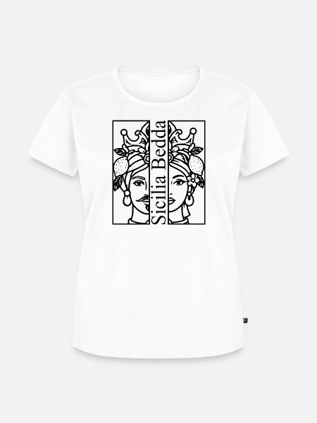 Sicilia Bedda - Frauen Premium Bio T-Shirt - Weiß