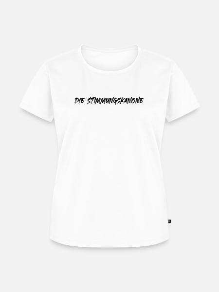 Die Stimmungskanone - Frauen Premium Bio T-Shirt - Weiß