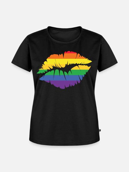 LGBT - Frauen Premium Bio T-Shirt - Schwarz