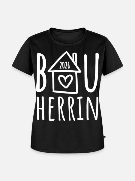 Bauherrin 2026 - Frauen Premium Bio T-Shirt - Schwarz
