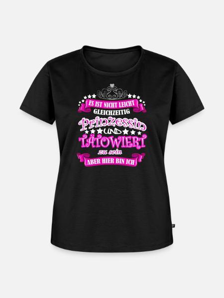 Tattoo Tätowiert - Frauen Premium Bio T-Shirt - Schwarz