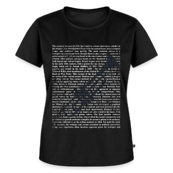 Glanzvolle Trompete Blasorchester - Frauen Premium Bio T-Shirt - Schwarz - Vorne - Selfina (174cm)