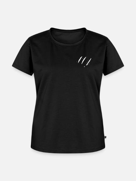 White Lines - Frauen Premium Bio T-Shirt - Schwarz